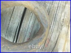 John Deere Tractor Original JD logo drawbar plow clevis with WEAR