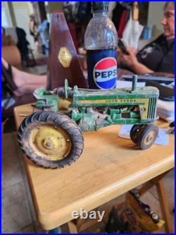 John Deere Tractor Plow and Spreader