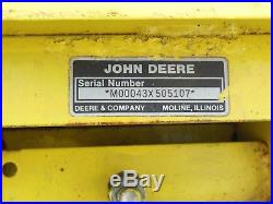 John Deere Tractor Snow Blade 212 214 216 Models Plow Attachment