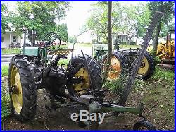 John Deere Unstyled A Tractor Sickle Bar Mower 2 Bottom Plow