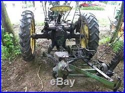 John Deere Unstyled A Tractor Sickle Bar Mower 2 Bottom Plow