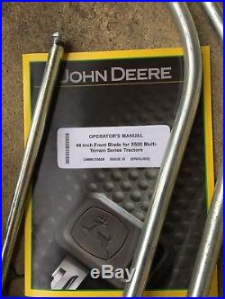 John Deere X570 X580 X584 X590 Lawn Mower 48 Front Snow Plow Blade & Parts
