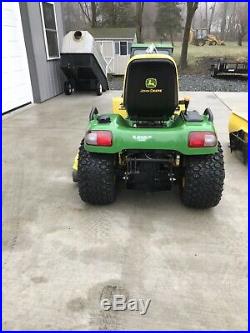 John Deere X575 4X4 Garden Tractor With Snowblower And Plow