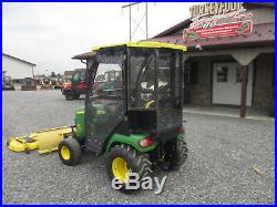John Deere X700 With Cab with Snow Plow and Mower