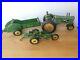 John_Deere_tractor_with_Plow_TOY_ANTIQUE_VINTAGE_CAST_Lot_3_Items_01_qdn