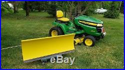John Deere x534 tractor riding mower WITH snow plow attachment