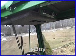 John deere 1445 cozy cab heat, 4wd lastec deck plow