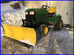 John deere 445 hydraulic snow plow