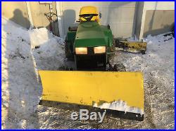 John deere 445 hydraulic snow plow