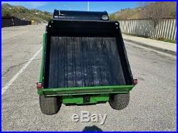 John-deere Gator 6x4 Fully Enclosed, Dump Bed And Snow Plow Low Hours, Ex Ca City