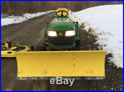 John deere X740 hydraulic snow plow