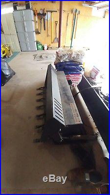 Johnny Bucket Sr. With tooth bar and 60 inch plow for deere 318 322 332