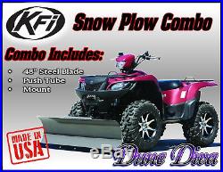 KFI 48 Snow Plow Blade Mount Combo Kit Bombardier Quest, Traxster 500/650