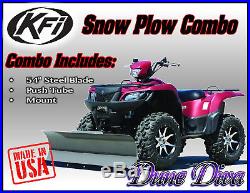 KFI 54 Snow Plow Blade Mount Combo Kit Bombardier Quest, Traxster 500/650