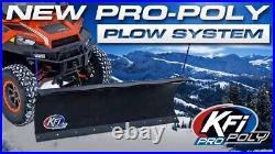 KFI 60 2.0 Pro Poly Snow Plow Kit for 2018-2022 John Deere Gator 835M 835R