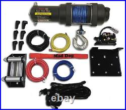 KFI 60 Poly Plow Complete Kit with Mad Dog 2500# 2007-2010 John Deere Gator 620i