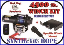 KFI 72 Poly Plow Kit with Mad Dog 4500# 2018-2022 John Deere Gator 590M /590E