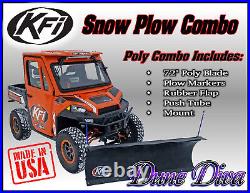 KFI 72 Poly Snow Plow Blade Mount Combo Kit John Deere Gator XUV 550 560 590i