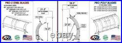 KFI 72 Poly UTV Snow Plow Kit John Deere Gator XUV 855M & 855M S4