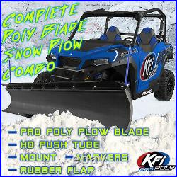 KFI 72 Snow Plow Poly Blade & Mount Kit John Deere Gator HPX XUV 850D 620i