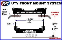 KFI John Deere XUV 620i Gator 66 Snow Plow Kit Steel Blade 620 i UTV KFI John Deere XUV 620i Gator 66 Snow Plow Kit Steel Blade 620 i UTV