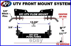KFI John Deere XUV 865 Gator Snow Plow Kit 72 Steel Blade 865E 865R 865M UTV