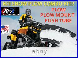 KFI SNOW PLOW KIT John Deere 500 650 Trail Buck'04-'06 48 Plow / Tube / Mount