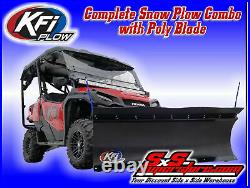 KFI UTV 66 Poly Snow Plow Kit -John Deere Gator HPX 615E 815E XUV 825 855 i E M