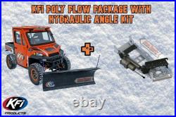 KFI UTV 72 Pro Poly Hydraulic Angle Plow Package John Deere Gator XUV 835R