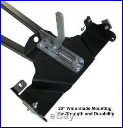 Kolpin 52 Atv Snow Plow Package Adjustable Blade Complete Universal Mount Kit
