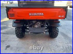 Kubota Rtv-x1100c, Ac/heat, Rear Pto Cab, Brand New Western V Plow, Snow Tires