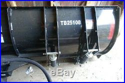 Kubota, snow plow, TB 25108, also Case, John Deere, Caterpillar, and many others