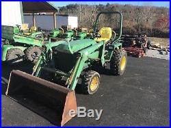 LOW HOURS! W. SNOW PLOW 1995 John Deere 955 with loader and snow blade