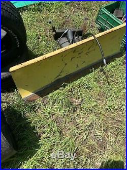Local Pickup JOHN DEERE 420 Lawn Tractor Dual Hydraulic 54 Front Plow blade