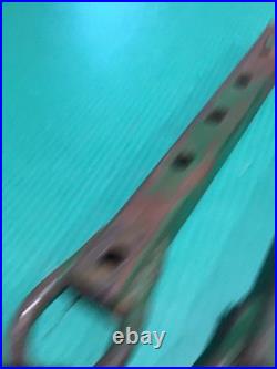 Lot of 2 Vintage John Deere Tractor JD slide in plow drawbar tongue hitch 1-1/4