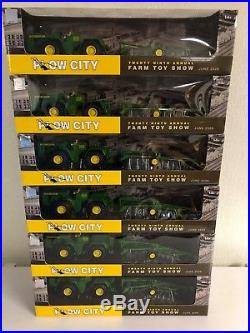 Lot of (6) John Deere JD 8010 4WD Plow City Show Tractor with Plow 2009 1/32