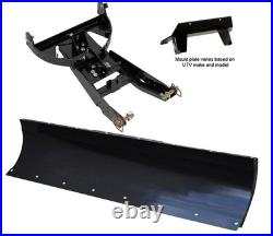 MOTOALLIANCE Denali 66 Hydraulic Snow Plow fits John Deere Gator 625, 825, 855