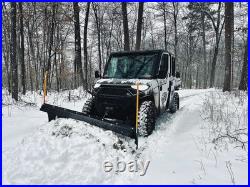 MOTOALLIANCE Denali Pro 72 Plow in BLACK fits John Deere Gator 625, 825, 855