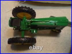 Metal 1/16 John Deere Model 60 Tractor With Narrow Front & Big Farm Flex Plow
