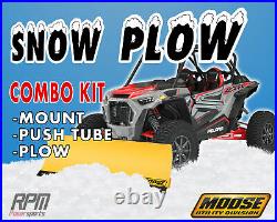 Moose 60 Steel Snow Plow Kit John Deere Gator RSX 850I 12-13
