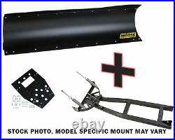 Moose 66 Black Steel Snow Plow Kit John Deere Gator XUV 825i 11-16