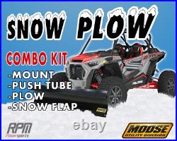 Moose 66 Black Steel Snow Plow Kit for John Deere Gator XUV 550 12-15 Moose 66 Black Steel Snow Plow Kit for John Deere Gator XUV 550 12-15
