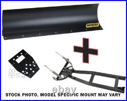 Moose 66 Black Steel Snow Plow Kit for John Deere Gator XUV 550 12-15 Moose 66 Black Steel Snow Plow Kit for John Deere Gator XUV 550 12-15