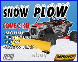 Moose 66 Steel Snow Plow Kit John Deere Gator RSX 850I 12-13