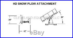 NEW 108 PREMIER SNOW PLOW ATTACHMENT SkidSteer Loader Blade John Deere Takeuchi