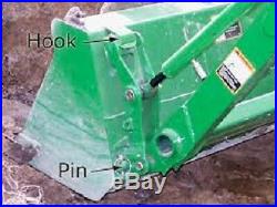 NEW 66 HYDRAULIC SNOW PLOW blade JOHN DEERE COMPACT TRACTOR LOADER 200 300 5'6