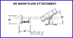 NEW 72 HD SNOW PLOW ATTACHMENT Tractor Loader Angle Blade Massey Ferguson Kioti