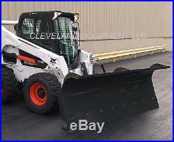 NEW 72 ROLL TOP SNOW PLOW ATTACHMENT John Deere Skid-Steer Loader Angle Blade