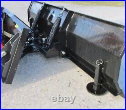 NEW 78 Hydraulic Snow Plow Universal Skid Steer mount, Compact Tractor Kubota 6