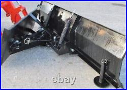 NEW 78 Hydraulic Snow Plow Universal Skid Steer mount, Compact Tractor Kubota 6